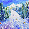 Morzine Ski Print Choucas Piste